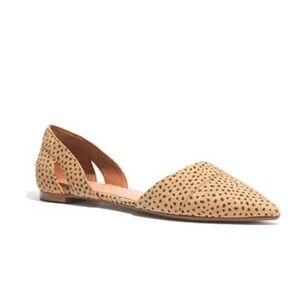 Madewell The Marisa D’Orsay Leopard Print Flats Women’s Size 9.5
